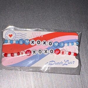 Dutch Bros XOXO Beaded Bracelet Set
